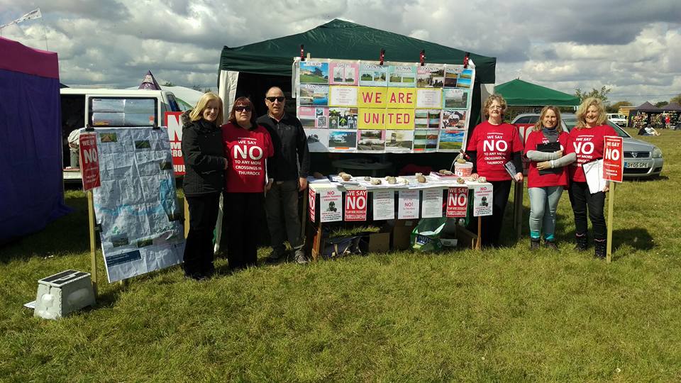 Some of the Thames Crossing Action Group Volunteers