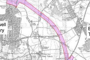 LTC Preferred Route 3 - Red Boundary - Low Street to Chadwell