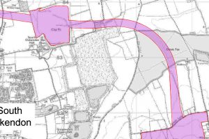 LTC Preferred Route C3 - Red Boundary - Orsett to Ockendon