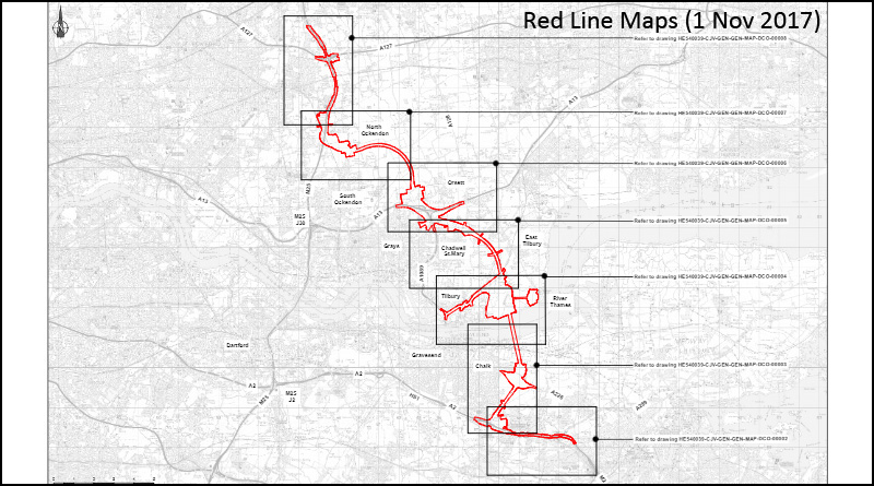 Updated Red Line Maps (1st Nov 2017)