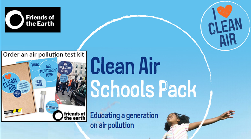 Friends Of The Earth Clean Air Schools Pack
