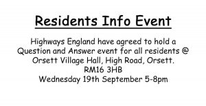 Highways England Residents Info Event