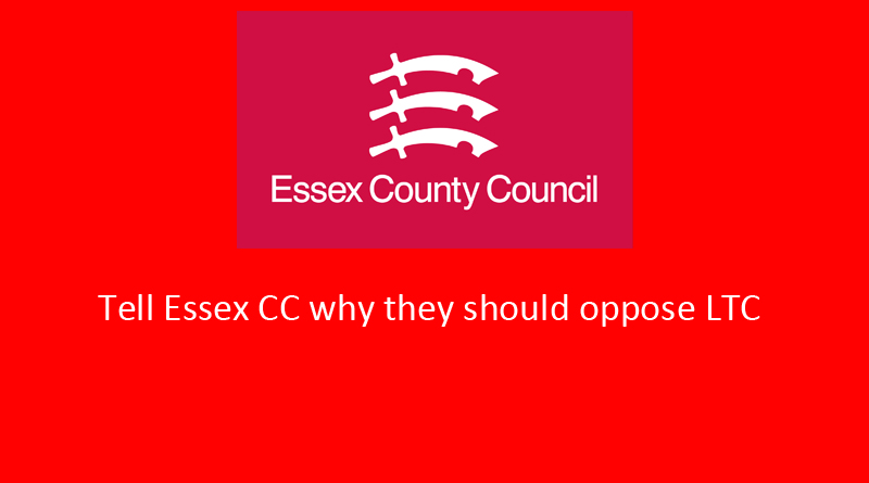 Essex County Council motion to support LTC