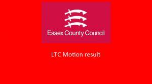 Essex County Council LTC motion result