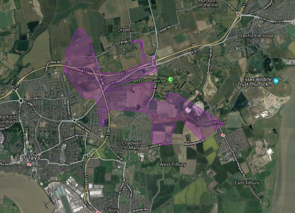 Archaeological trial trenching and surveys Map