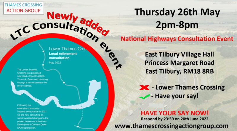 East Tilbury LTC consultation event