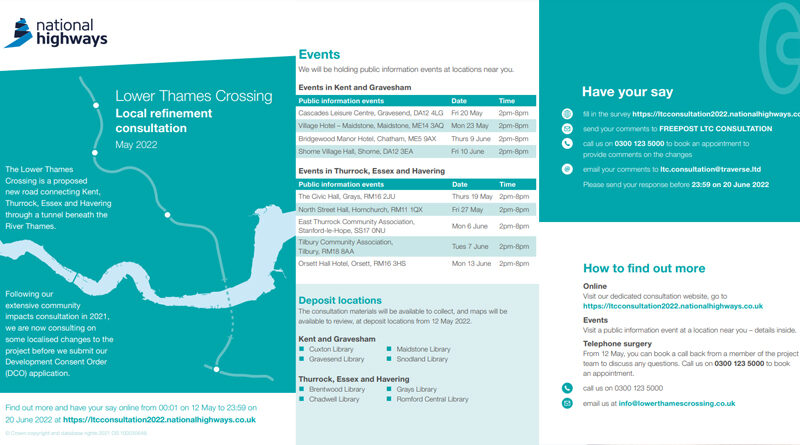 Local Refinement Consultation leaflet