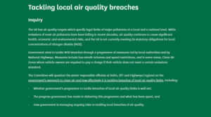 Air quality breaches public inquiry