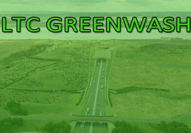 LTC Greenwash - a green wash has been overlaid on top of an image of the proposed LTC