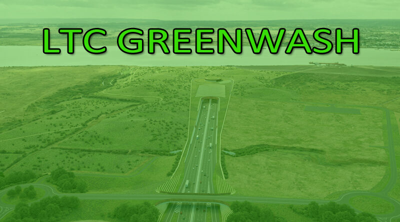 LTC Greenwash - a green wash has been overlaid on top of an image of the proposed LTC