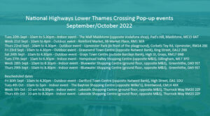 LTC Pop-up events September-October 2022