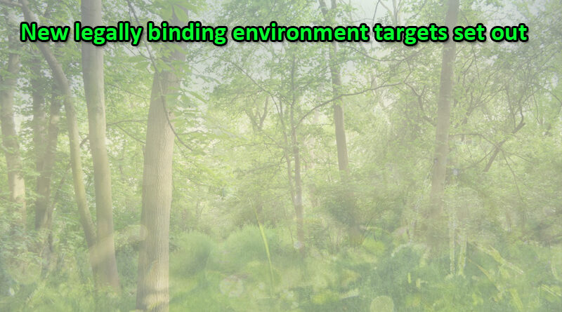 Environment Act targets set