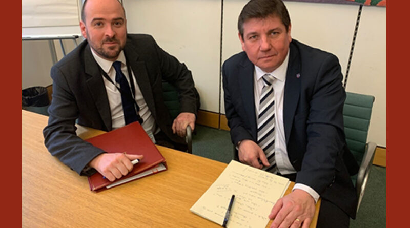Stephen Metcalfe MP meets Roads Minister