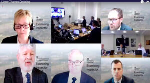 Attending an online LTC DCO Examination Hearing - a visual of attendees at one of the online LTC DCO Examination Hearings