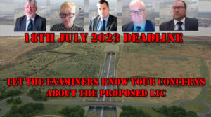 18th July Deadlines to let the examiners know your concerns about the proposed LTC